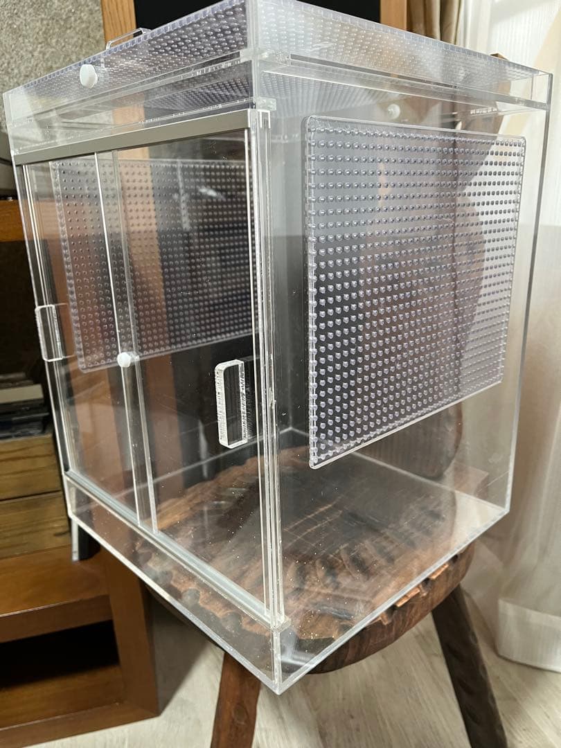 爬虫類、小動物アクリルケージ32cm×32cm 高さ40 cm