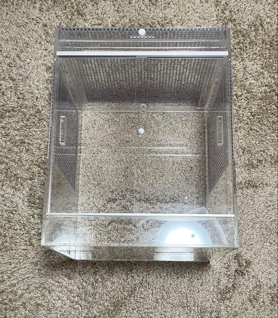 爬虫類、小動物アクリルケージ32cm×32cm 高さ40 cm