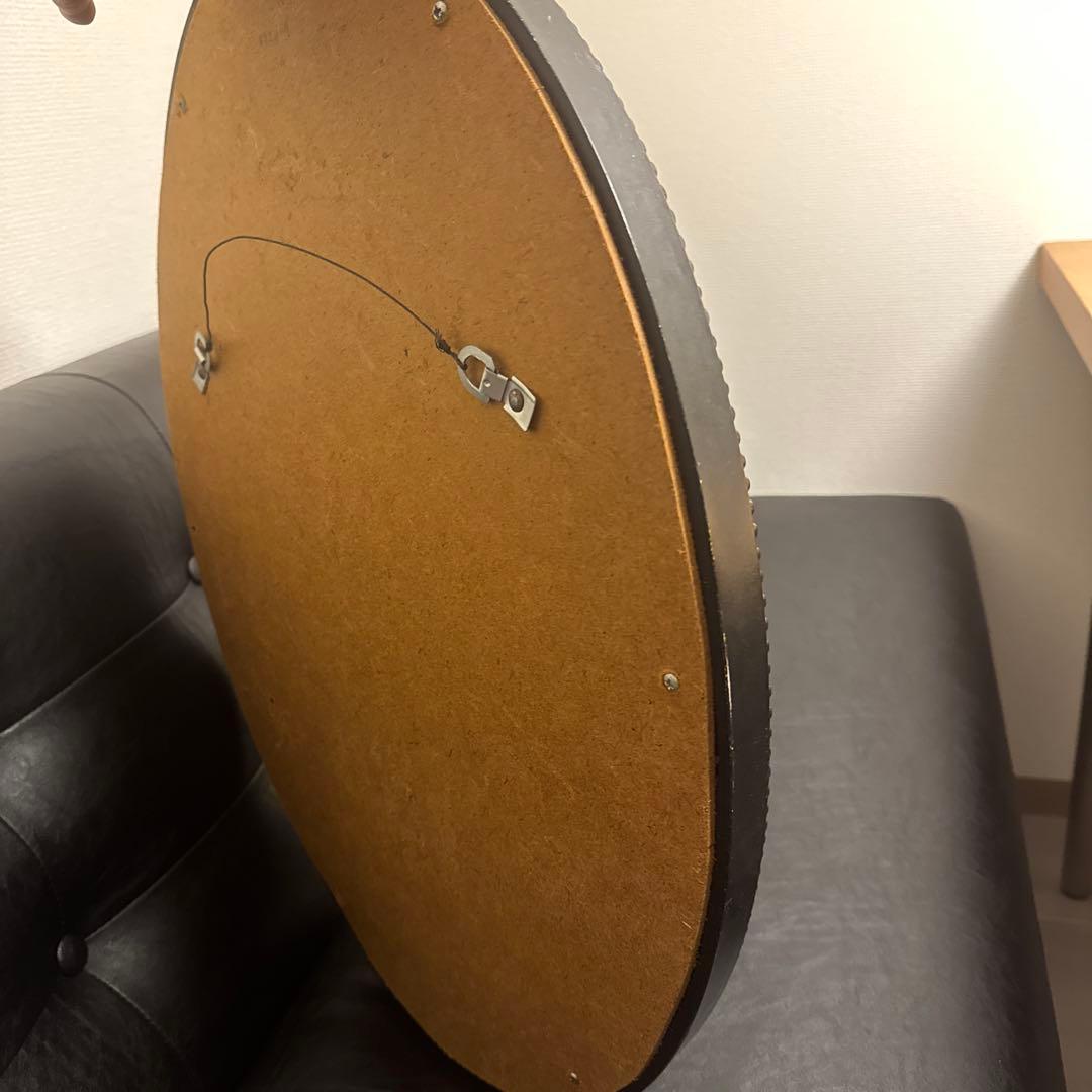 猫 絵画 楕円 フレーム ヴィンテージ