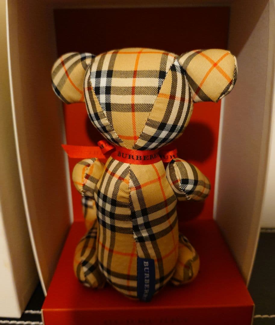 ヴィンテージ オールド BURBERRYバーバリー テディベア 箱付き
