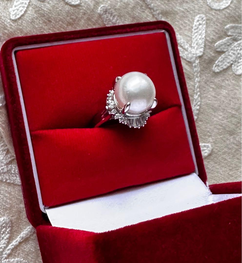 ご成約です出品取り消し前セール！白蝶真珠 プラチナ 鑑別書