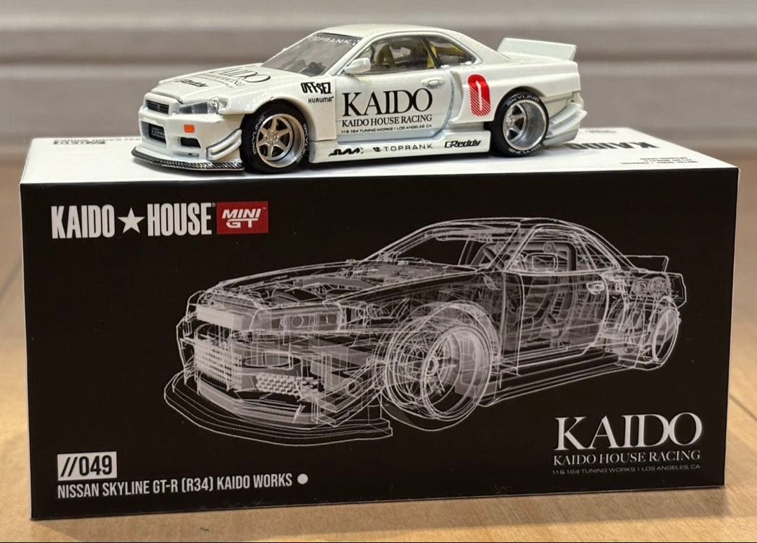 KAIDO HOUSE Nissan Skyline GT-R R34 ミニカー