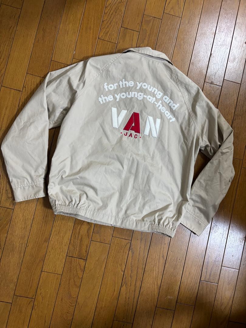 VAN JACKET スウィングトップ　L 裏地　タータンチェック　ロゴ刺繍