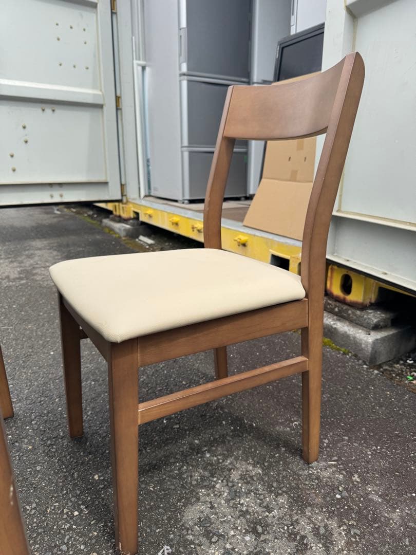 【ニトリ】天然木風ダイニングセット（テーブル＆チェア2脚）