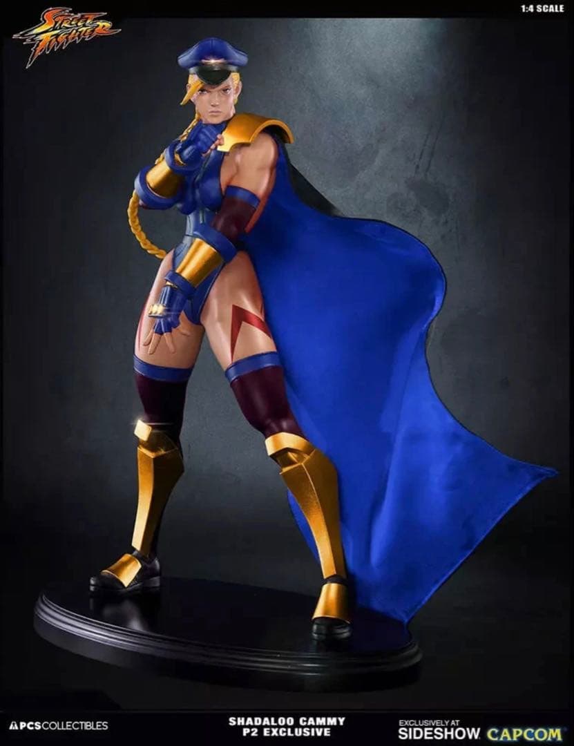 【謹賀新年セール】カプコン キャミィ 青 海外製 1/4 フィギュア 中古