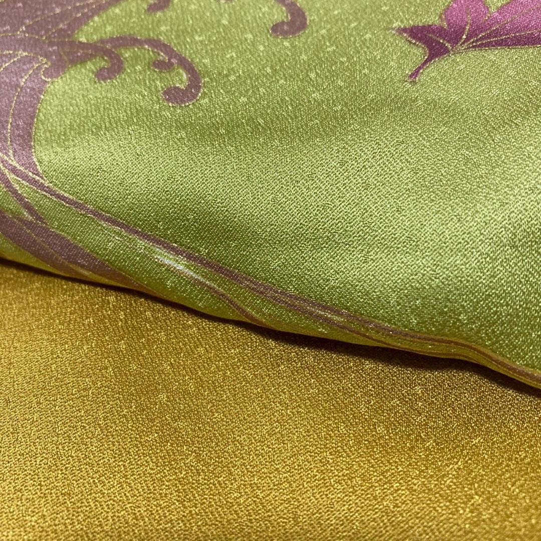 KA1917 振袖 身丈170cm 正絹 着物 成人式 トールサイズ