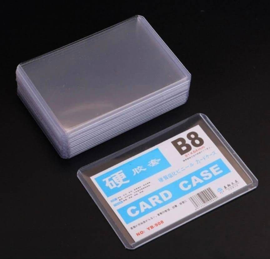 カードホルダー　トップローダー 100枚 透明　横入れ　硬貨　フィルム