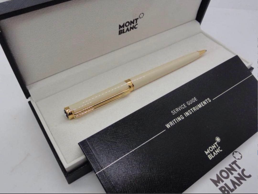 モンブラン　ボールペン★未使用の稀少な白軸ホワイト・オブリュージュNo15270