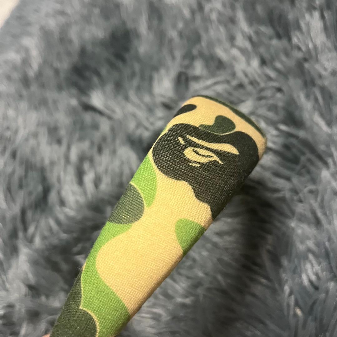 【希少】アベイシングエイプ A Bathing Ape APE 迷彩　ヘアバンド