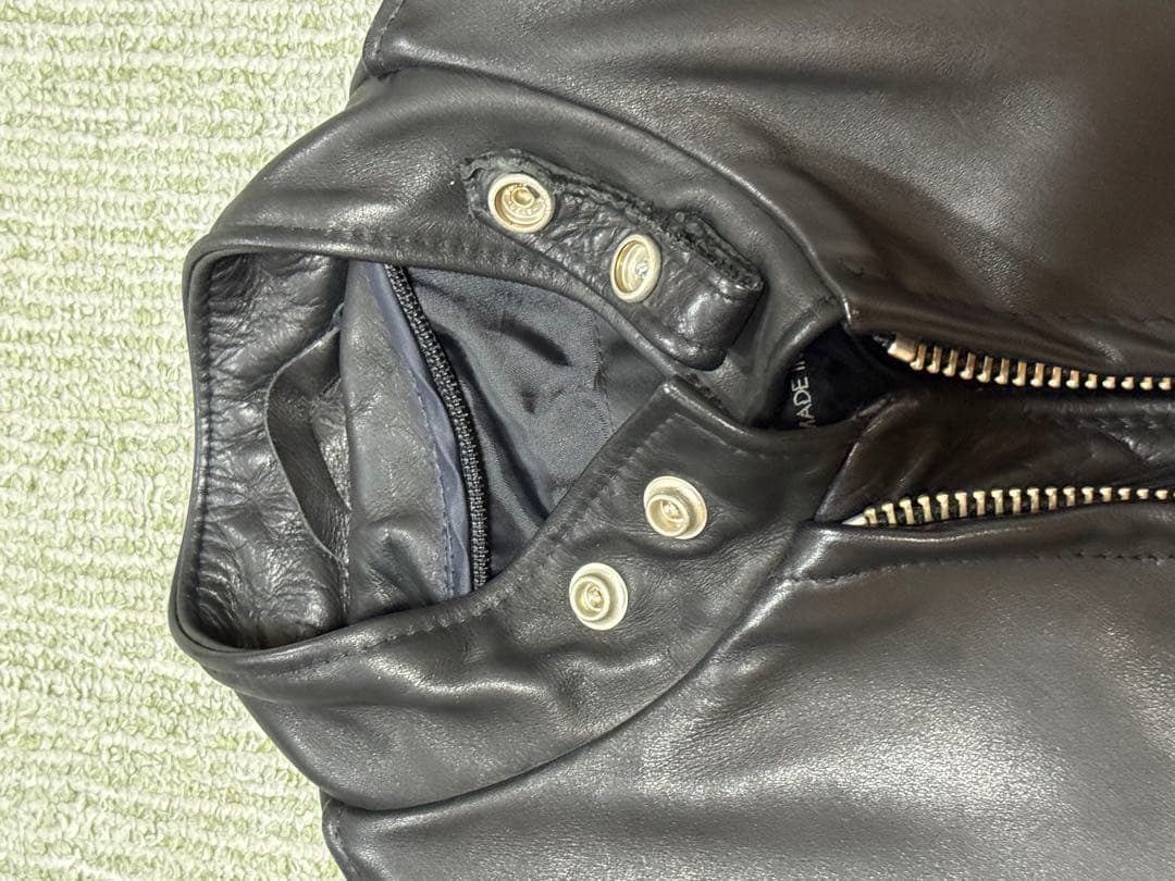 Schott シングルライダース レザージャケット 34