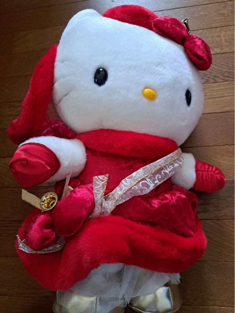 平成レトロ　2001年　ハローキティ　ドレス　お姫様　レッド