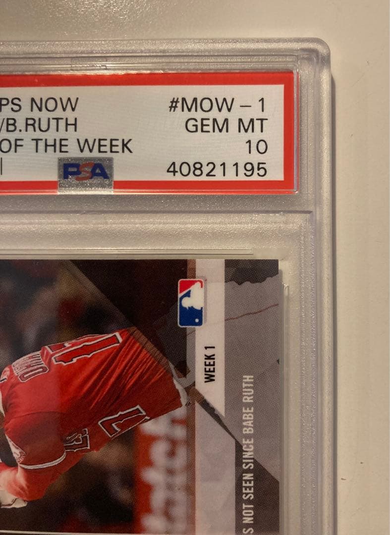 大谷翔平 ベーブルース　MLB　2018　Topps Now PSA10