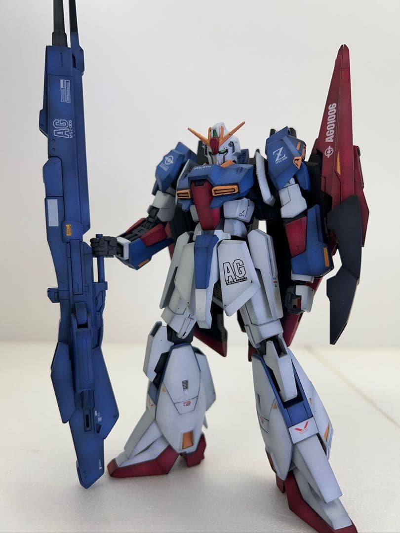 初売り ガンプラ 全塗装完成品 HGUC Zガンダム