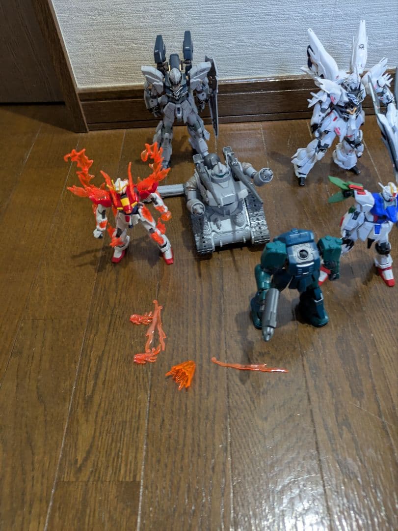 プラモデル ガンダム　ガンプラ　HG 他　ジャンク　武器　完成品　まとめ売り