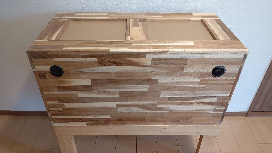 hwケージ幅90×高さ30×奥行き40アカシア集成材20ミリ！強化ケージ