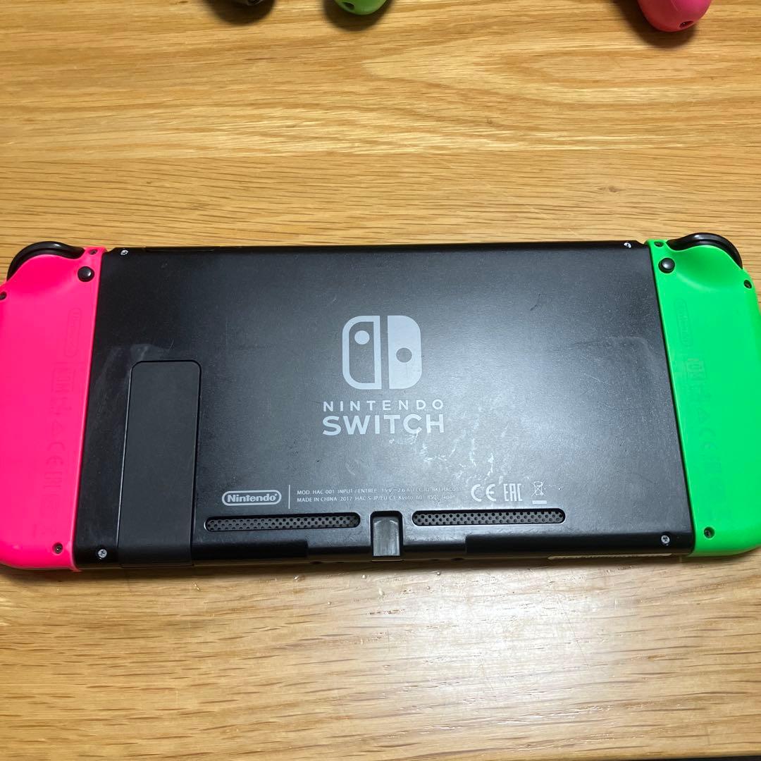 Switch 本体スプラ2セット＋プロコン3種等ジャンク品まとめ売り