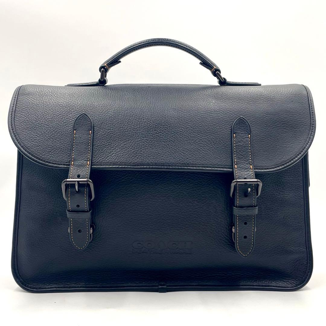 【極美品】COACH キャリッジ ブリーフ ビジネスバッグ 2way サッチェル