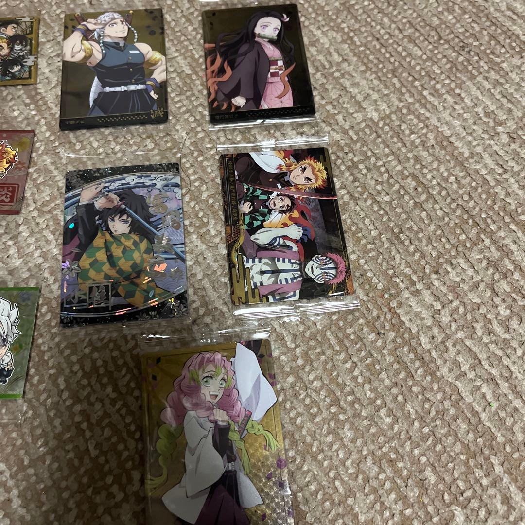鬼滅の刃ウエハースシール14枚ビックリマンシール1枚カード枚まとめ売り追加3枚