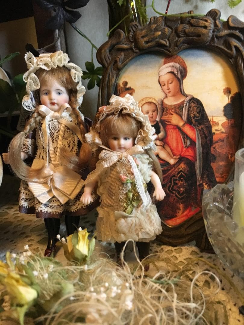 ✨期間限定✨オデット用衣装＆ミニチュア小物セット　ビスクドール　ミニョネット