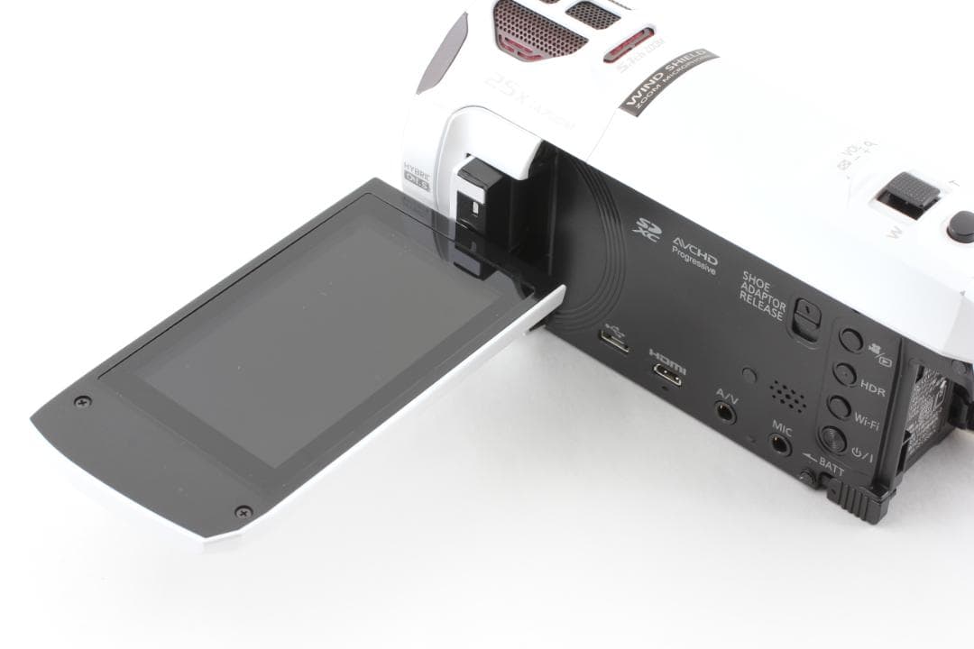Panasonic HC-VX985M ホワイト ビデオカメラ バッテリー付き