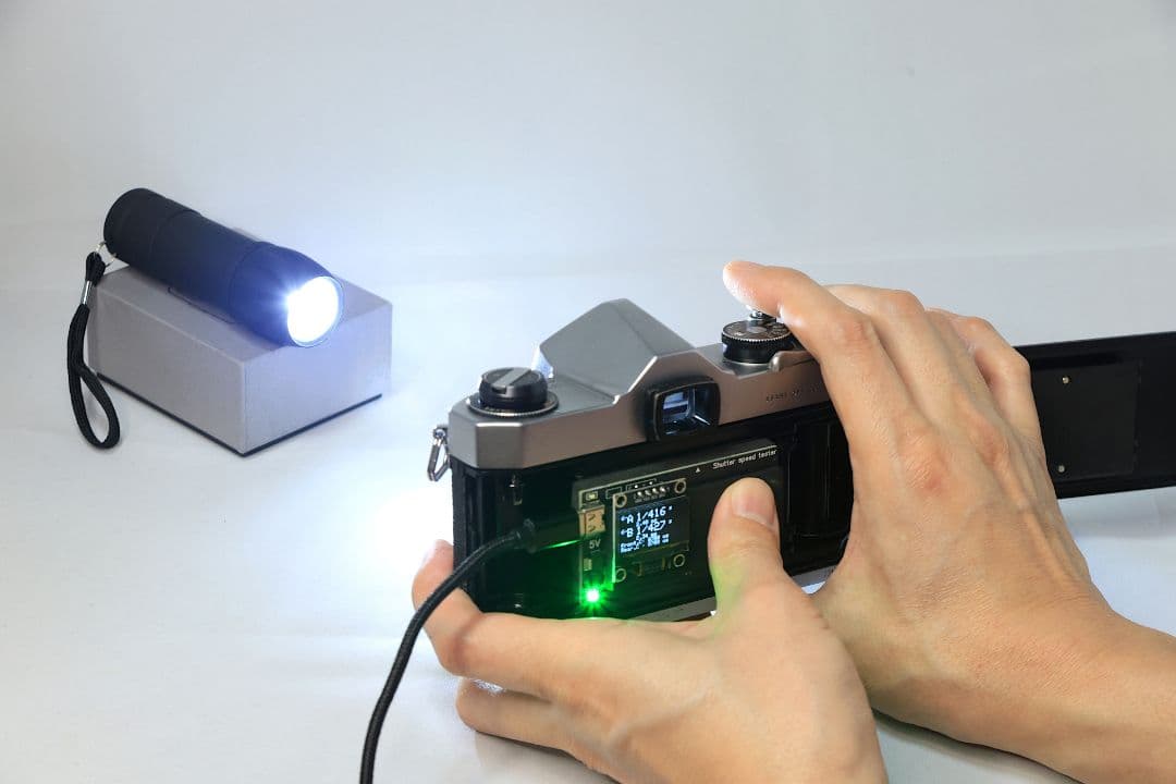 シャッタースピードテスターMini／フォーカルプレーン×35mmフイルムカメラ用