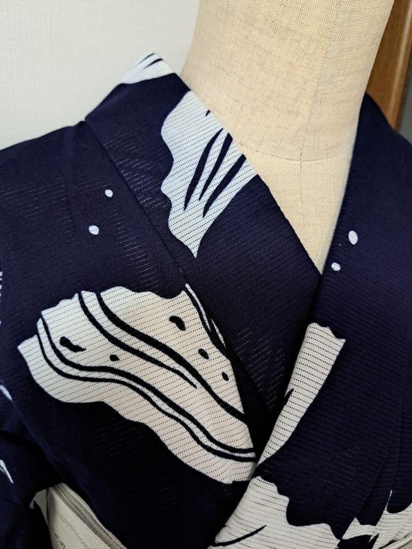 浴衣 綿絽 ハセガワアヤ 金魚 あぶく 尾ひれ ポワソンドール ばらいろ 注染