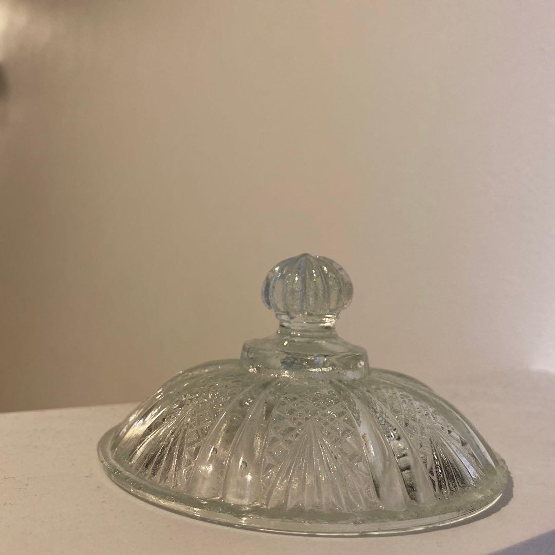 希少　和ガラス　キャンディーポット