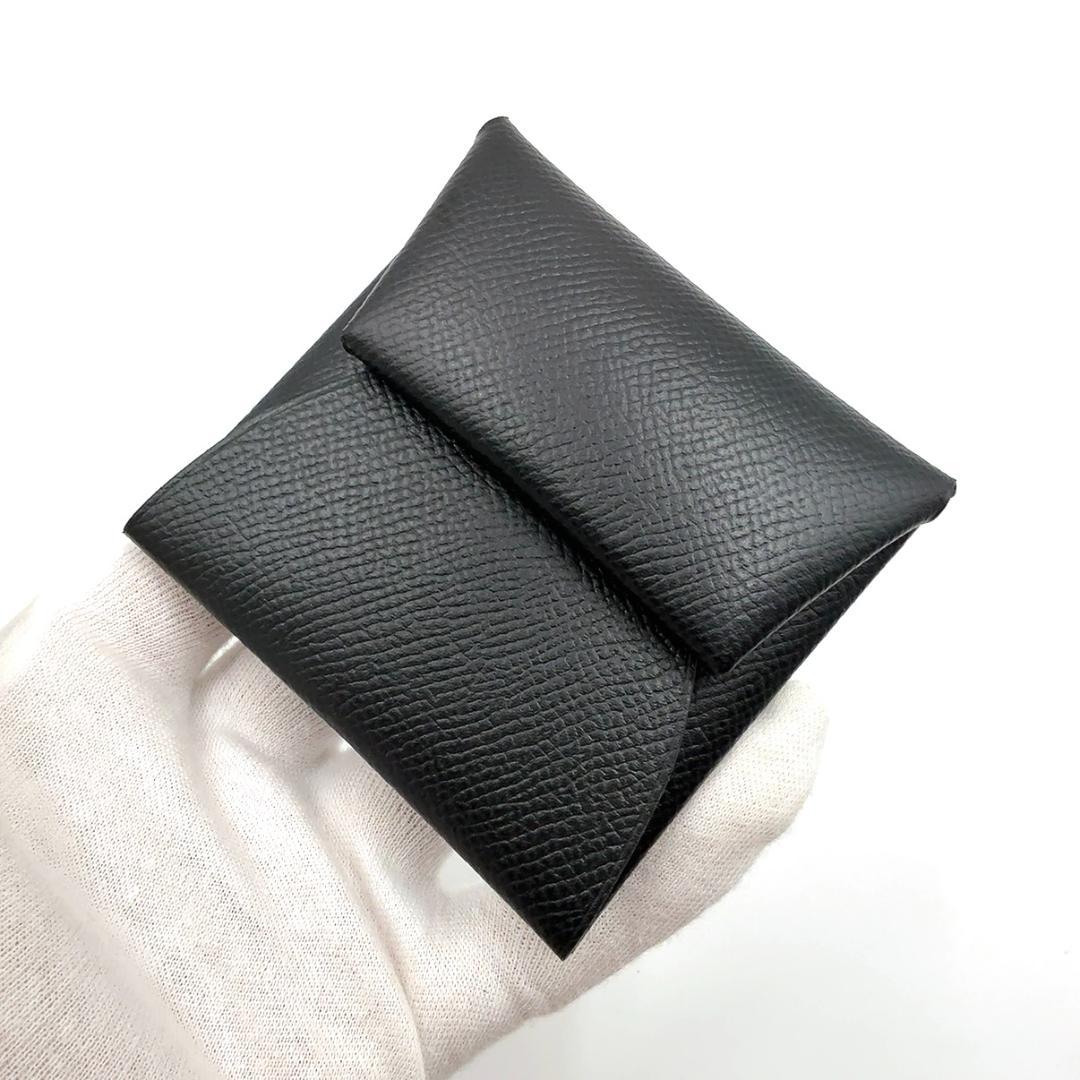 ◇エルメス◇エプソン/バスティア/ケース/刻印:Z/ブラック/小銭入れ