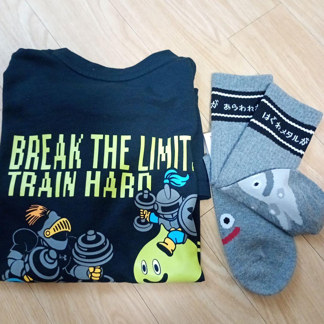 アンダーアーマー ドラゴンクエスト Tシャツ　Мサイズ & 福助　靴下セット