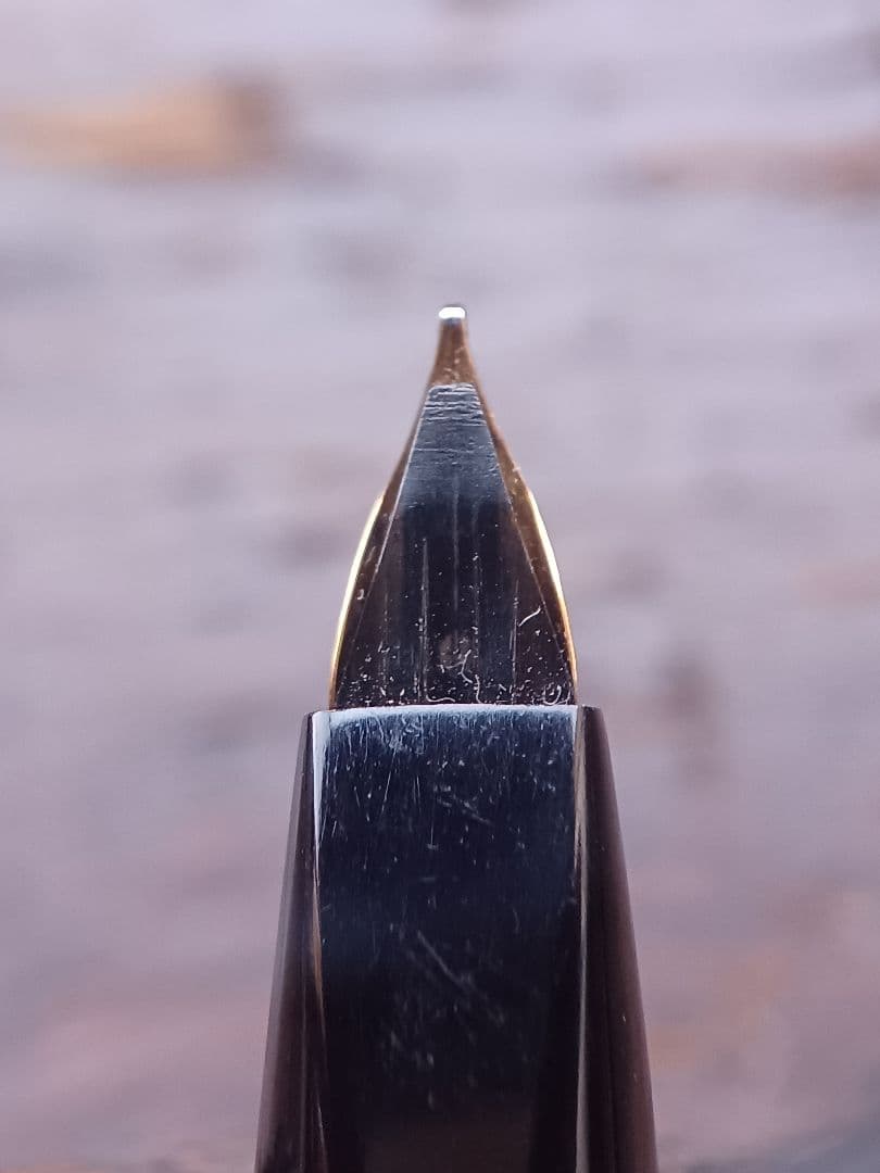 【メンテ済み】プラチナ　万年筆　唐草　18K　中字　美品　希少モデル