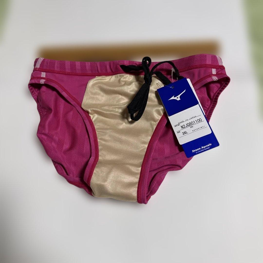 競パン Mizuno 競泳水着 N2JQ801100 ピンク Oサイズ