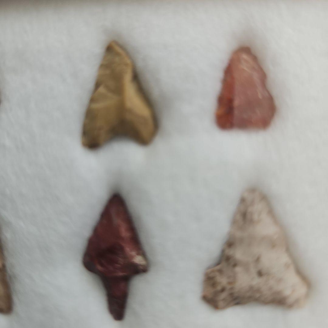 石器 矢じり 30個以上 ディスプレイケース付き