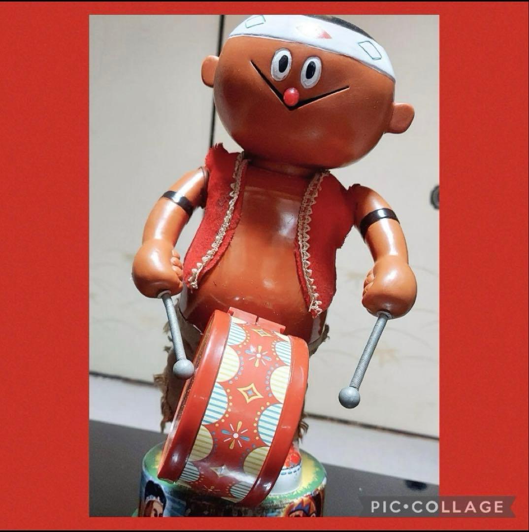 野村トーイ　1960年代製　インディアン シスコーン坊や 高さ約32cm