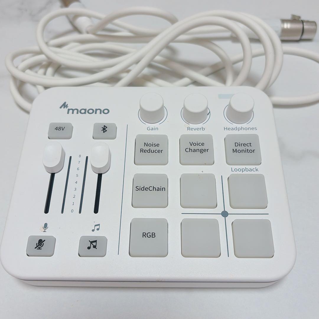 MAONO オーディオミキサー オーディオインターフェース XLRケーブル付