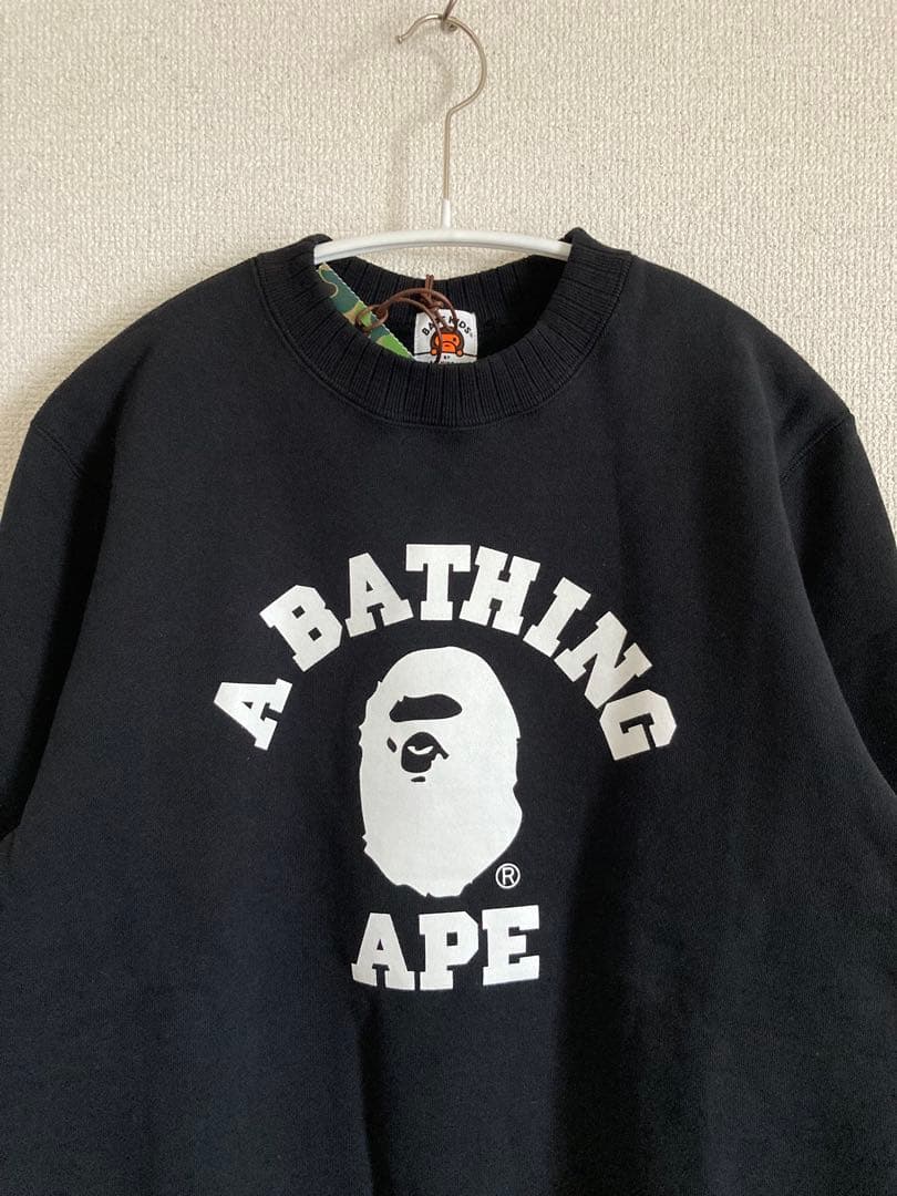 新品タグ付き A BATHING APE 裏起毛スウェット 160 エイプキッズ