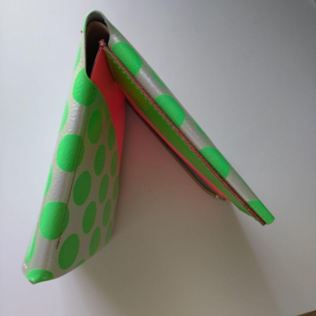 carmine カラフルドット２つ折り財布