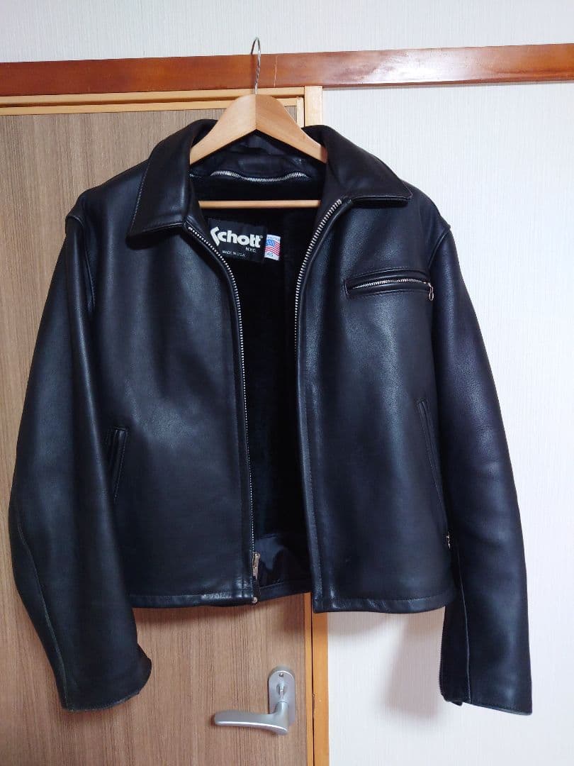 日本別注schott シングルライダース 643 サイズ46