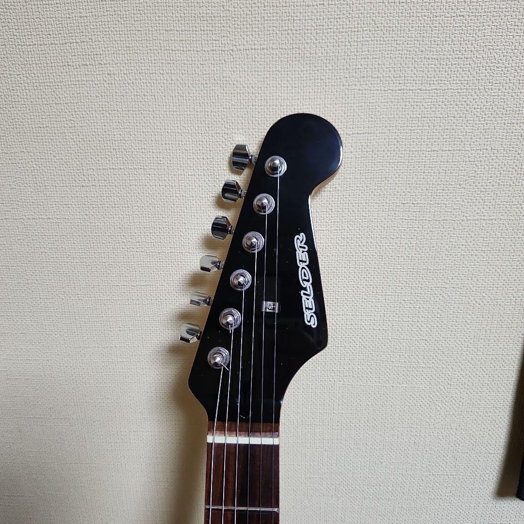 分解洗浄整備調整済み SELDER strat type black SSH