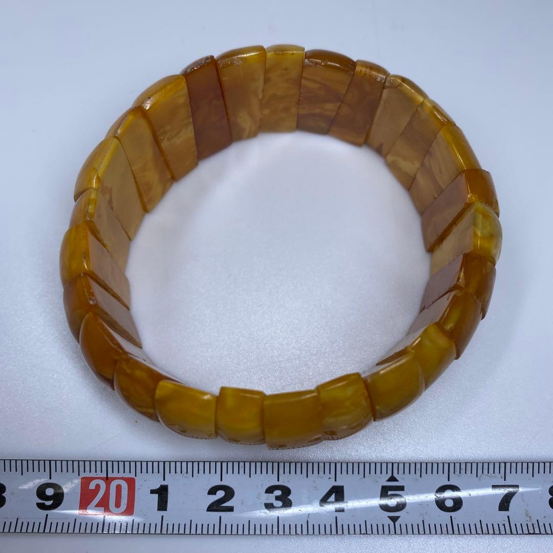 本蝋琥珀　バングル　31g タエチ　東さ7-0321☆2F