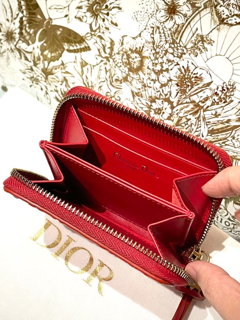 【美品】Diorオブリーク柄フラグメントケース　ジップケース☆ギフトセット