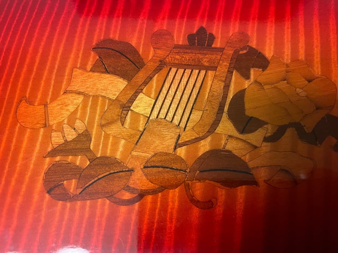 Sankyo オルフェウス ORPHEUS オルゴール 50弁 象嵌 中古 美品