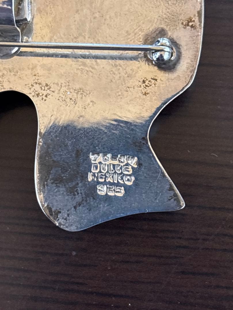 Taxco Dulce Plateros工房メキシコシルバー925 ブローチ