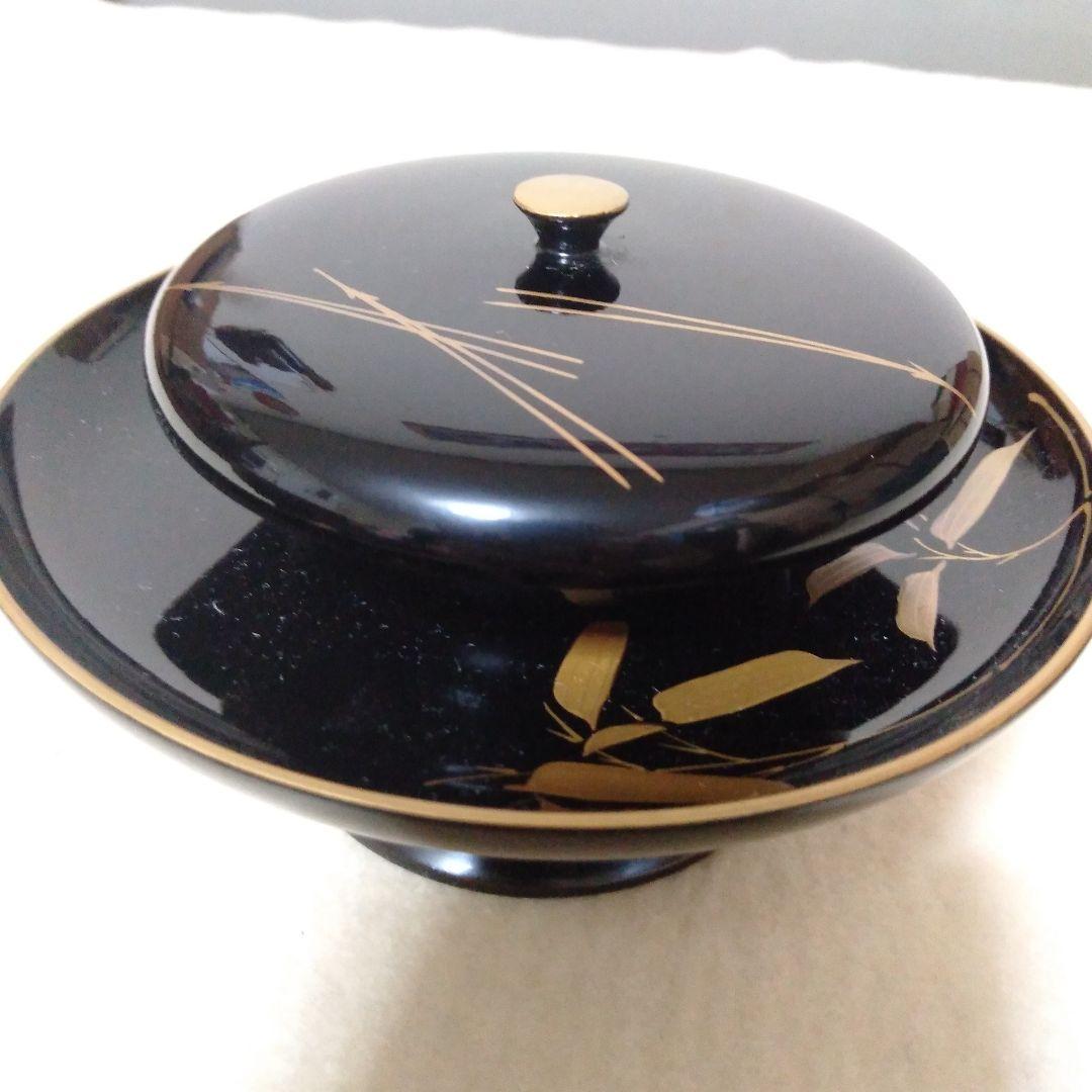 松竹梅蒔絵入　茶台十客揃