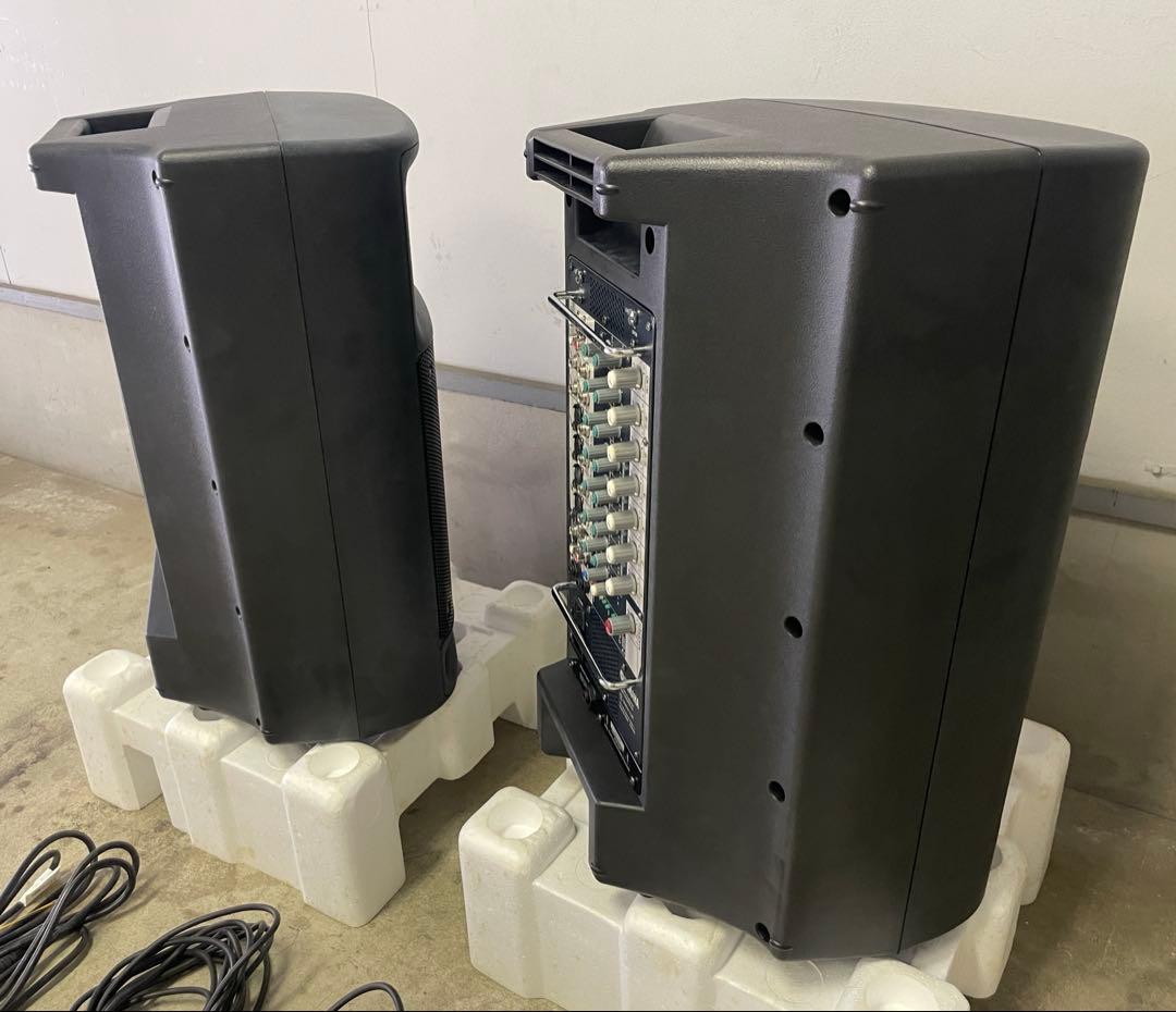 ①Yamaha ステージパス500 スピーカーペア　ポータブルPAシステム