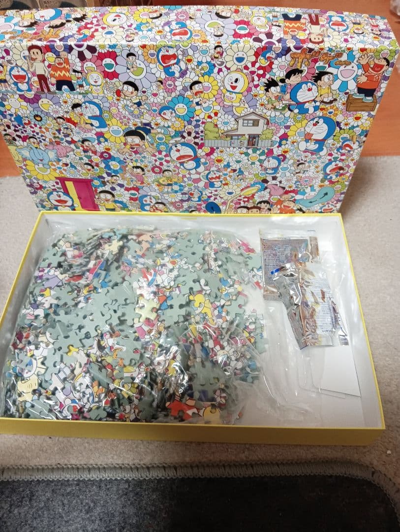訳あり ドラえもん展 ジグソーパズル 1000P 村上隆 早いもの勝ち糊無し箱傷