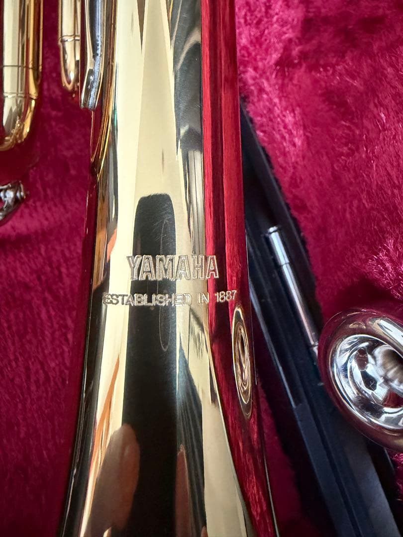 美品 YAMAHA トランペット YTR-1335 サイレントブラス クリーナー