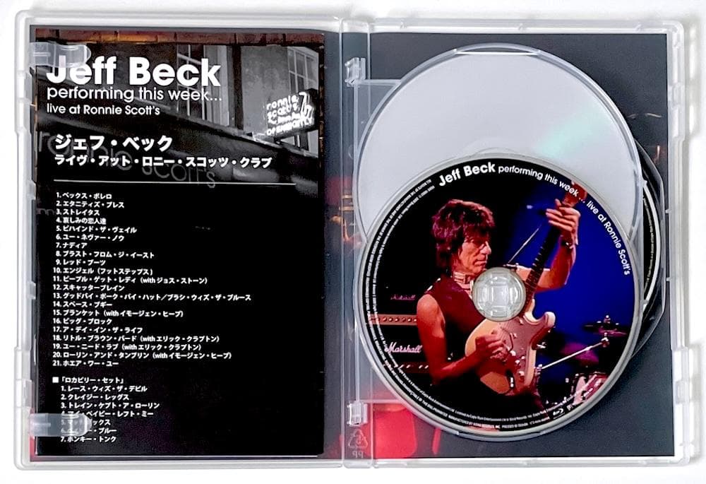 廃盤 初回限定盤 ジェフ・ベック ライヴ・アット・ロニー・スコッツ・クラブ