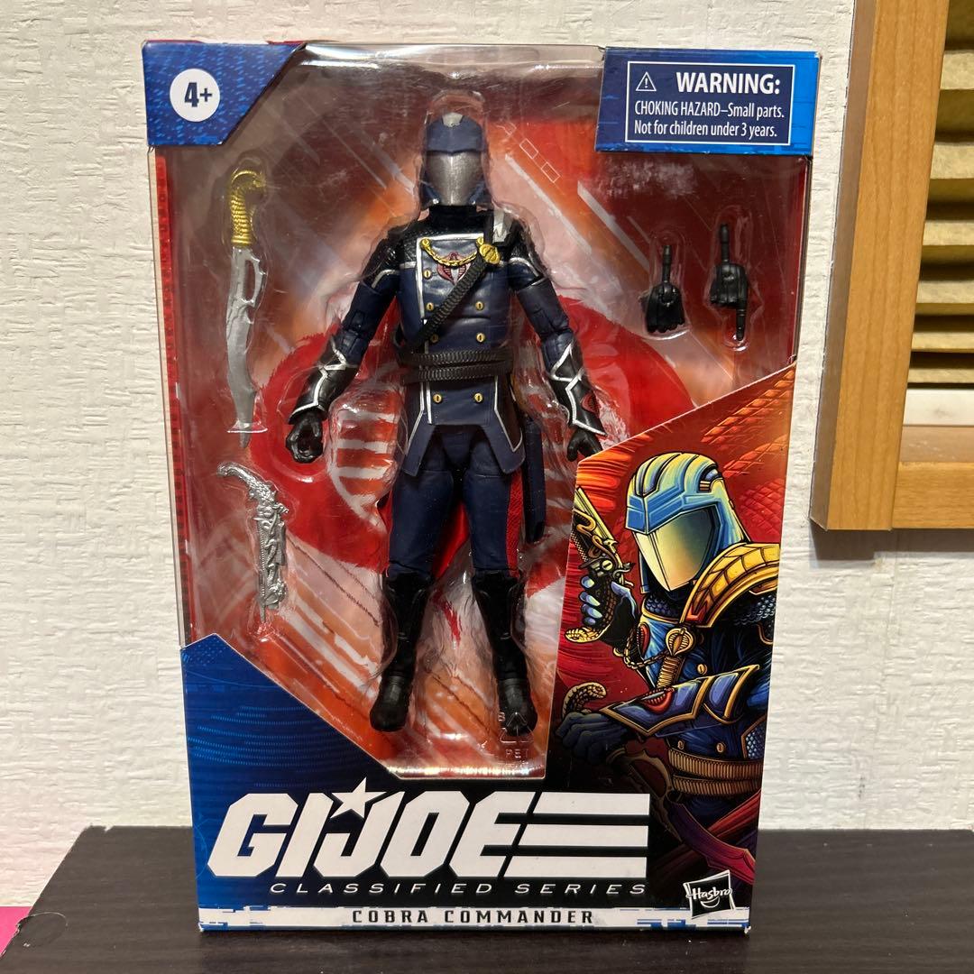 G.I.ジョー クラシファイド コブラコマンダー ガンホーブラックシリーズサイズ
