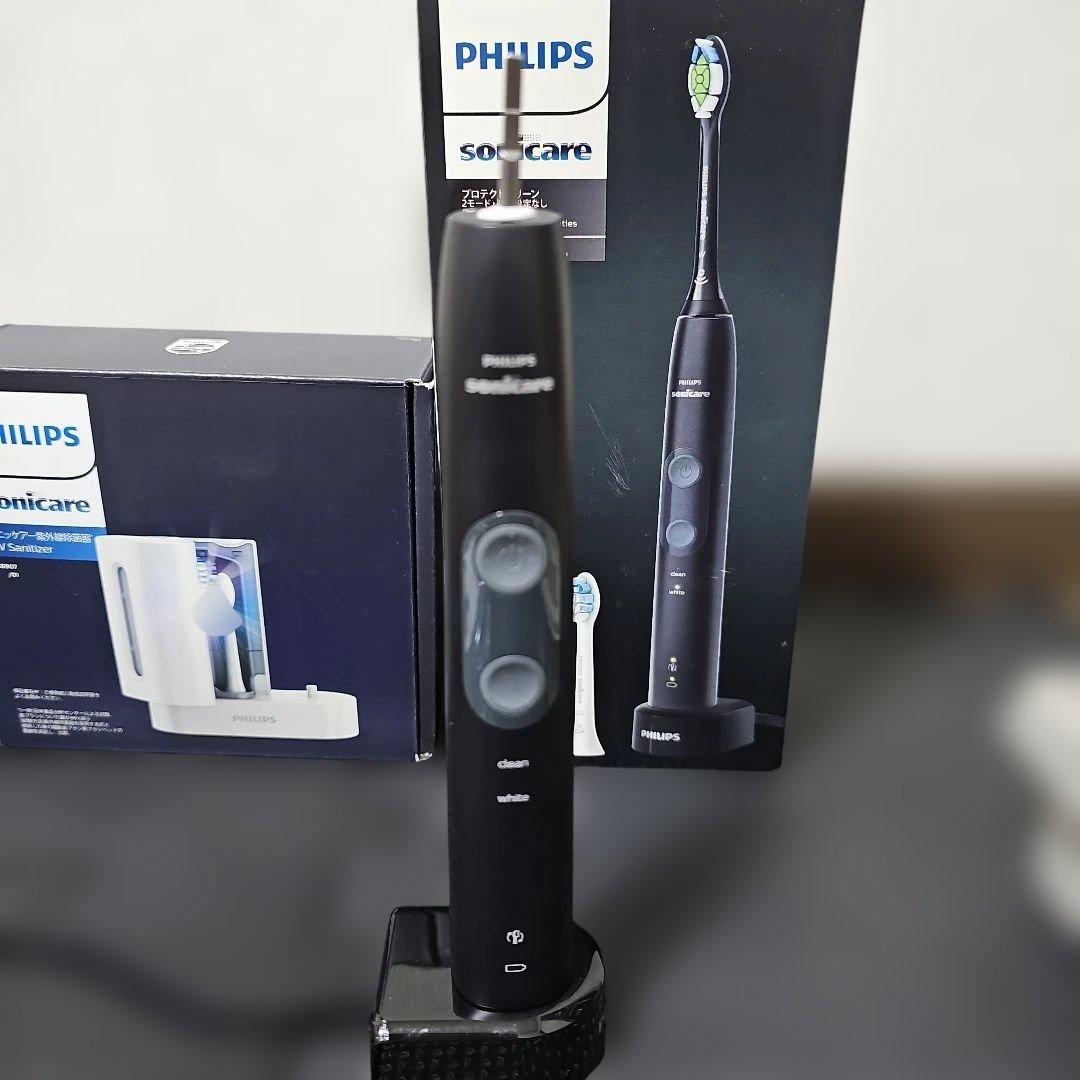 PHILIPS ソニッケアー 電動歯ブラシ■充電機能付き紫外線除菌器