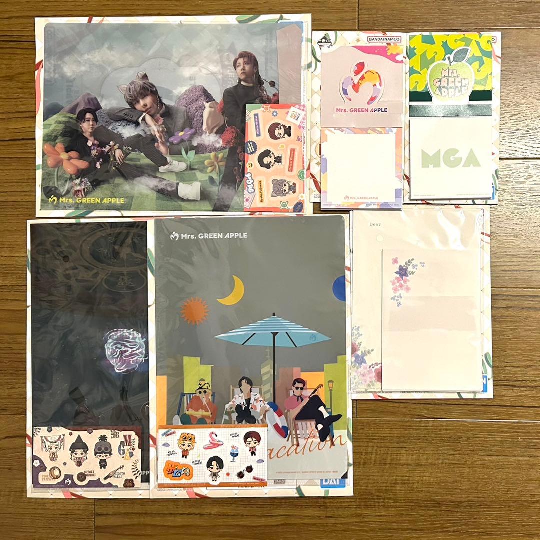 m*i様 一番くじ　Mrs. GREEN APPLE フルコンプセット【くじ貼付
